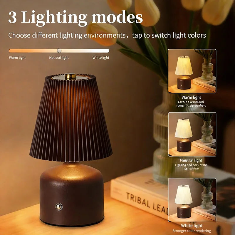 hot Bedside light  Bedroom Fabric Nightlight Home Atmosphere LED Night Light  Brightness Adjustable Decoration
