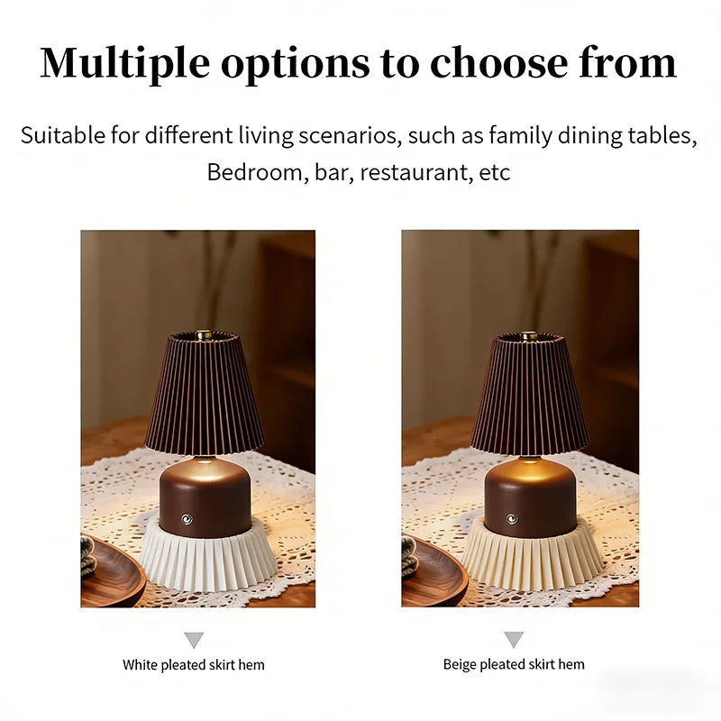 hot Bedside light  Bedroom Fabric Nightlight Home Atmosphere LED Night Light  Brightness Adjustable Decoration