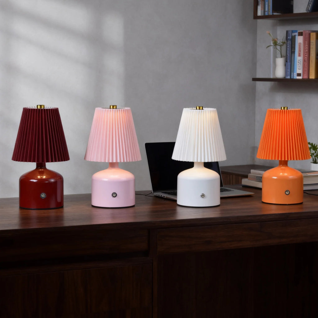 hot Bedside light  Bedroom Fabric Nightlight Home Atmosphere LED Night Light  Brightness Adjustable Decoration