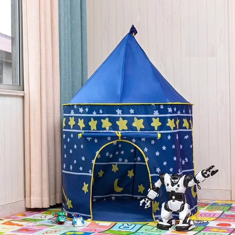 Indoor Outdoor Kids Play Tent Portable Yurt Tent Game House Toy House For Boys Girls Children Parent-child Interaction Play Tent