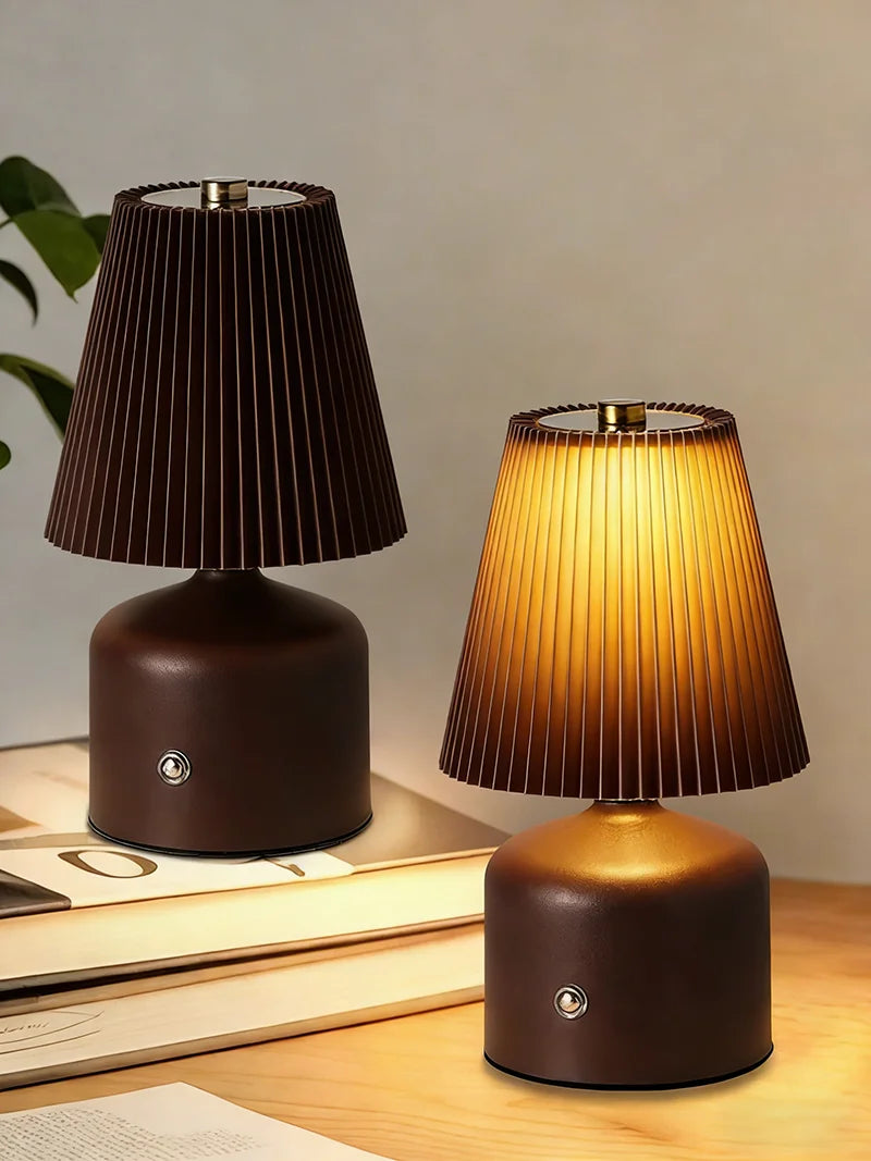 hot Bedside light  Bedroom Fabric Nightlight Home Atmosphere LED Night Light  Brightness Adjustable Decoration
