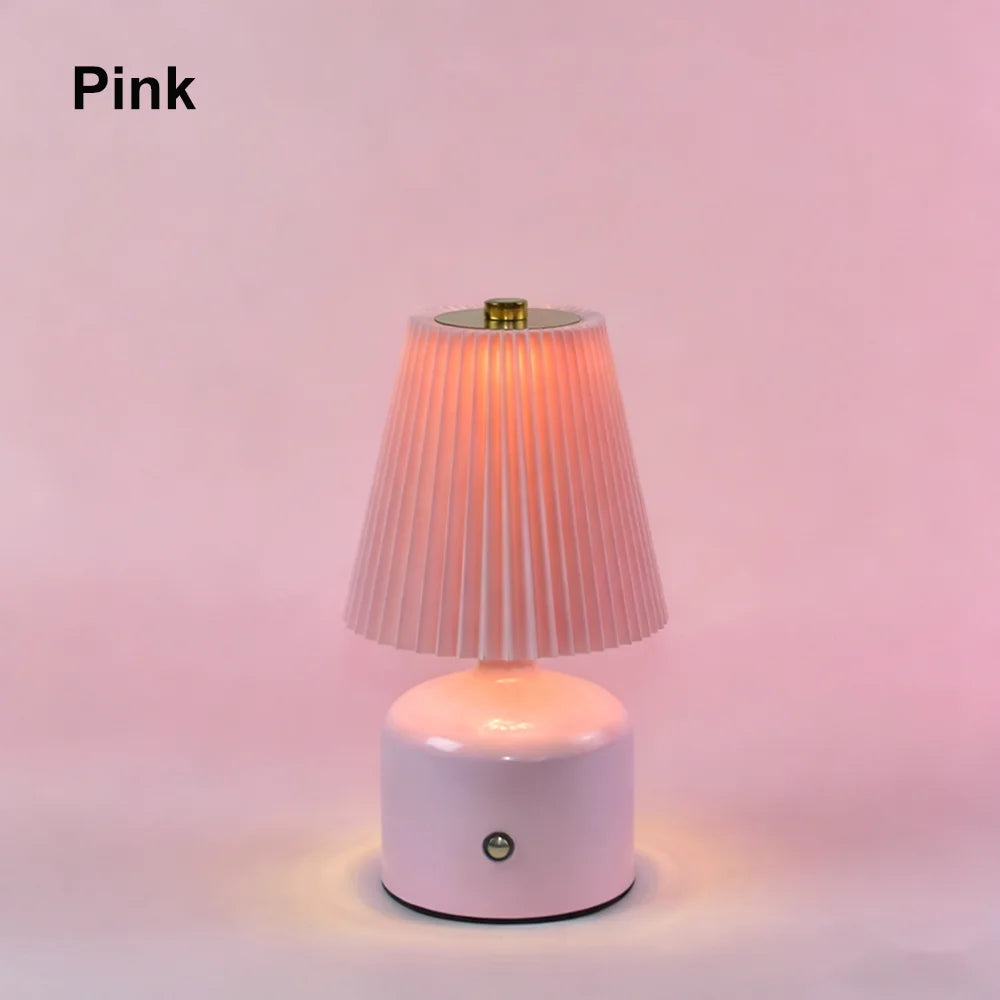 hot Bedside light  Bedroom Fabric Nightlight Home Atmosphere LED Night Light  Brightness Adjustable Decoration
