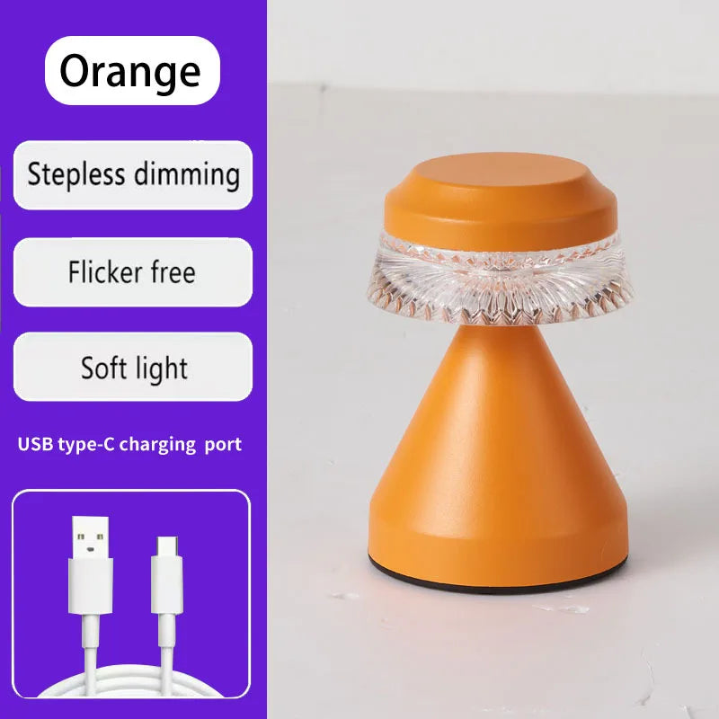 hot Bedside light  Bedroom Fabric Nightlight Home Atmosphere LED Night Light  Brightness Adjustable Decoration