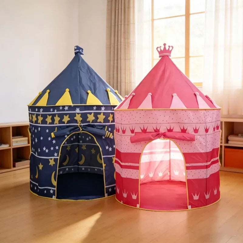 Indoor Outdoor Kids Play Tent Portable Yurt Tent Game House Toy House For Boys Girls Children Parent-child Interaction Play Tent